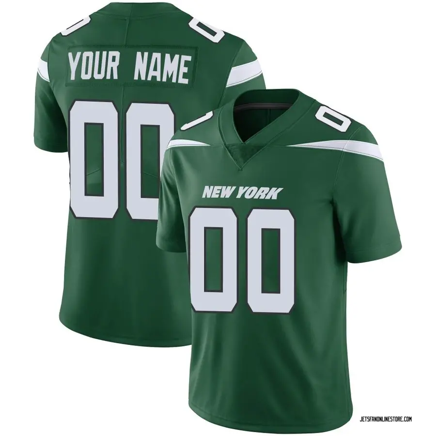 Javelin Guidry Men's Nike Gotham Green New York Jets Game Custom Jersey Size: 3XL